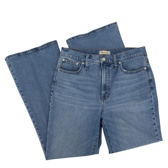 Madewell Denim - Madewell Perfect Vintage Flare Jeans 31 /‎ 12 Blue Stretch Denim Boho Western